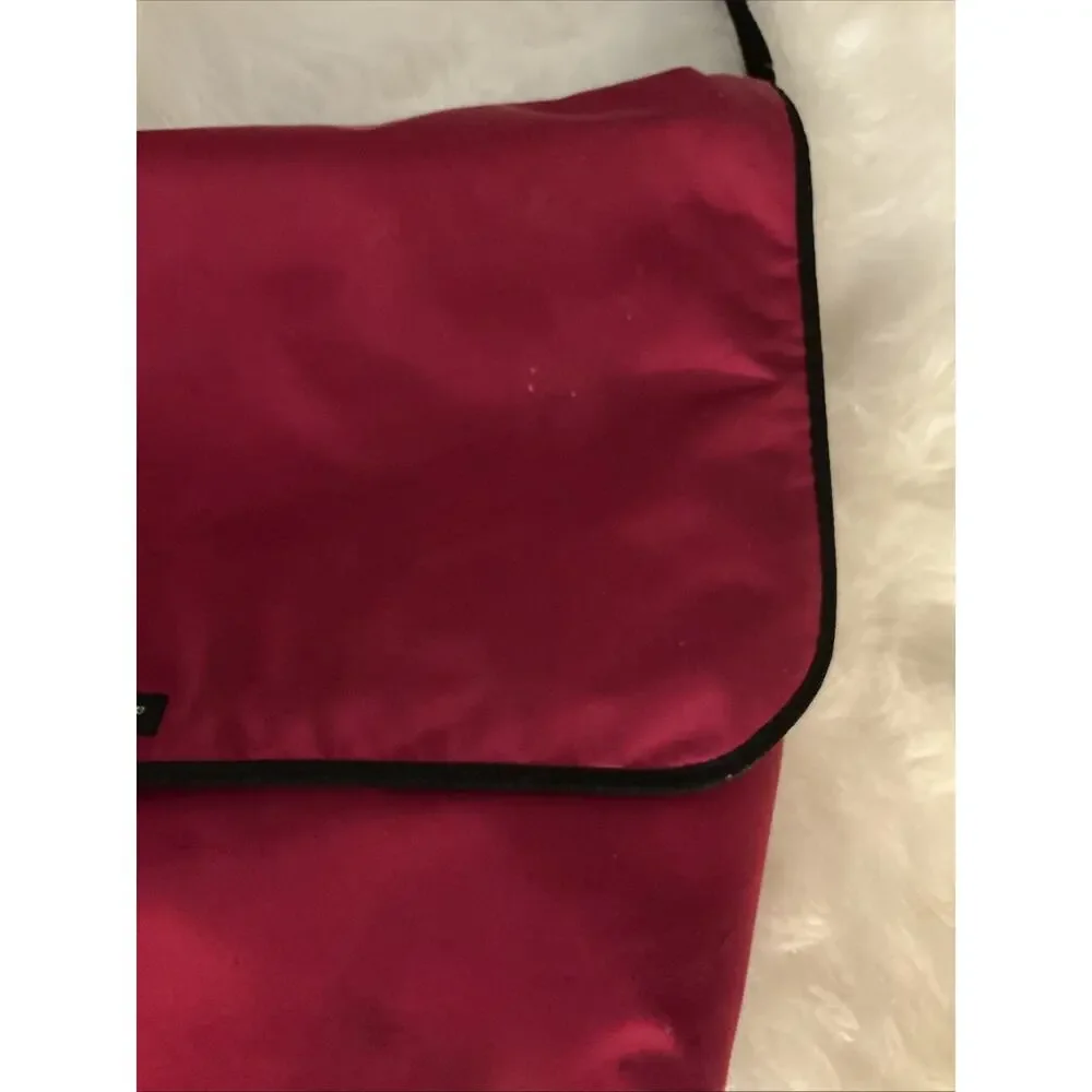 Kate Spade Women’s Spacious Red Messenger Crossbody Flap Zip Adjustable Strap